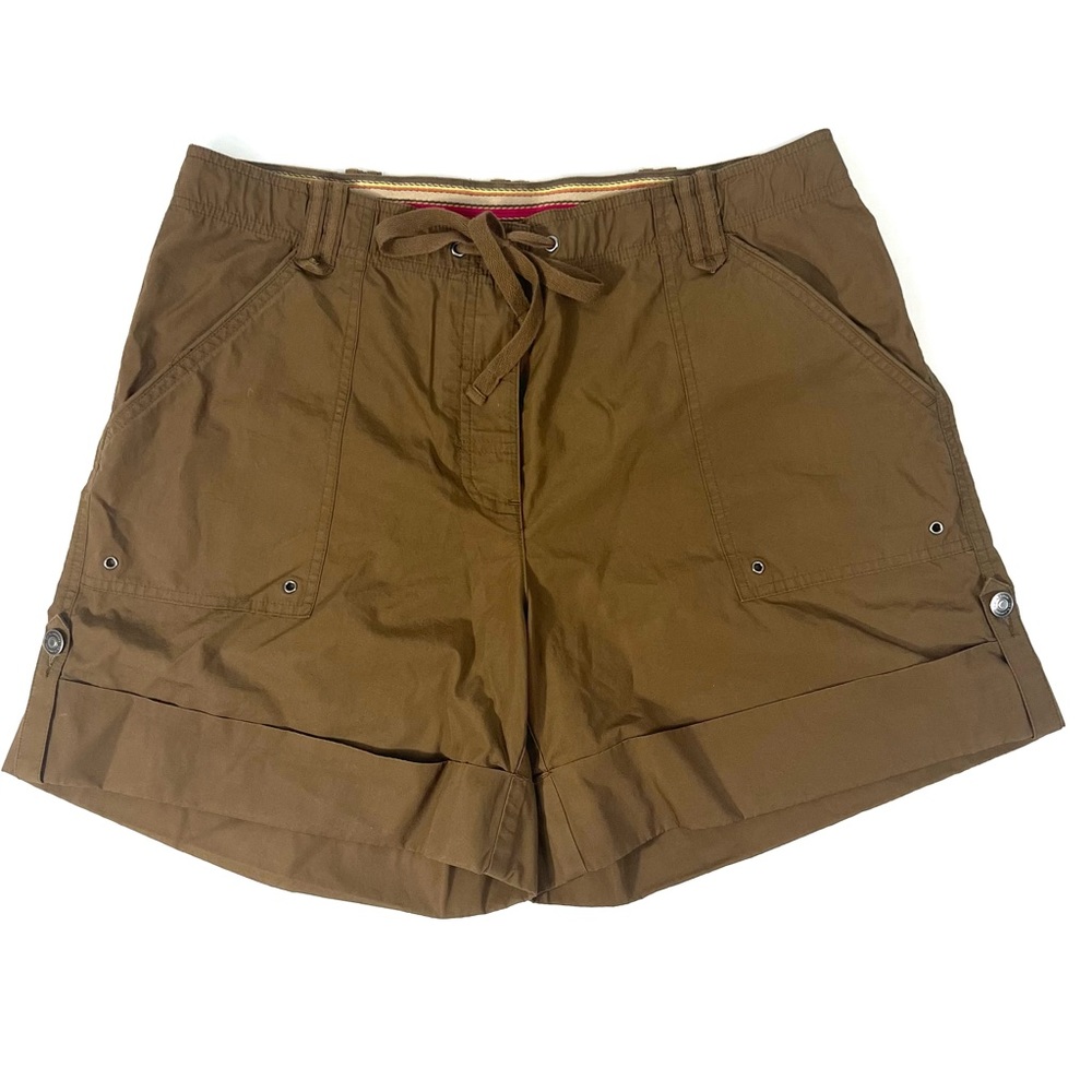 NWT Liz Claiborne Women's Khaki Bermuda Shorts Size 16